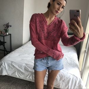 Pink Billabong Pullover Hoodie